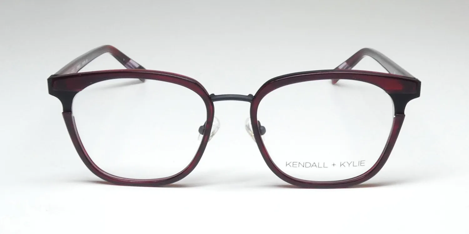Kendall + Kylie Kko189 Jewels 228 Eyeglasses Red 52mm 3