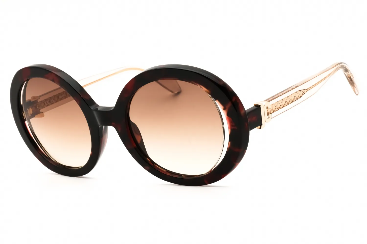 Just Cavalli SJC028 09JC Sunglasses Red Havana 51mm Women
