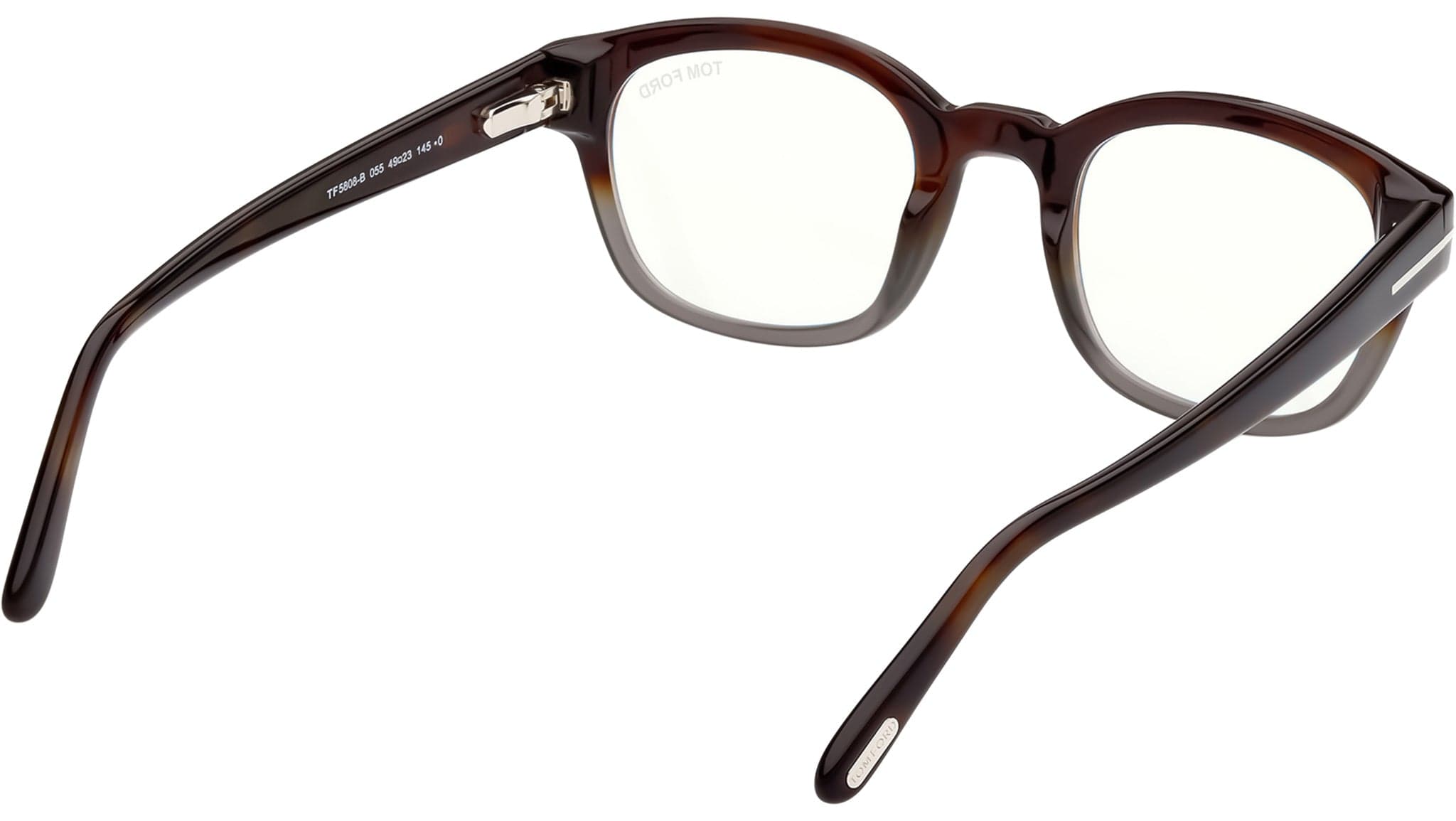 Tom Ford FT5808-B 055 Eyeglasses Coloured Havana 49mm 5