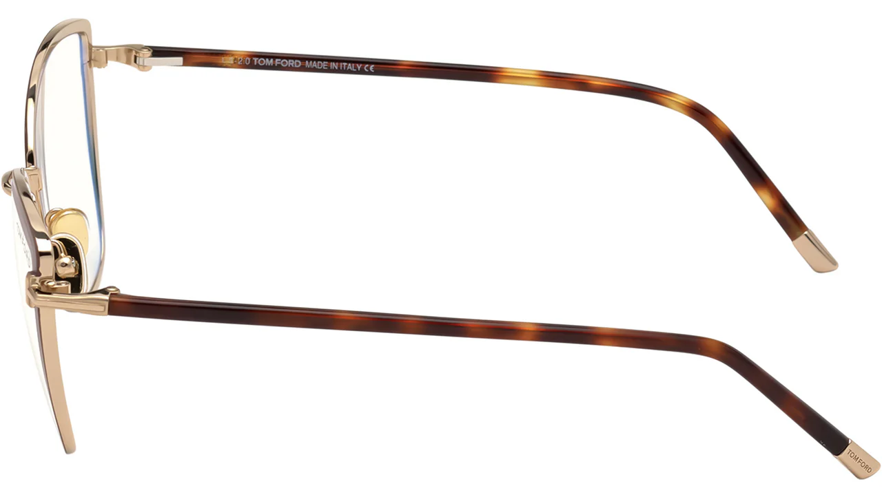 Tom Ford FT5740B 048 Eyeglasses Shiny Dark Brown 54mm Women 4