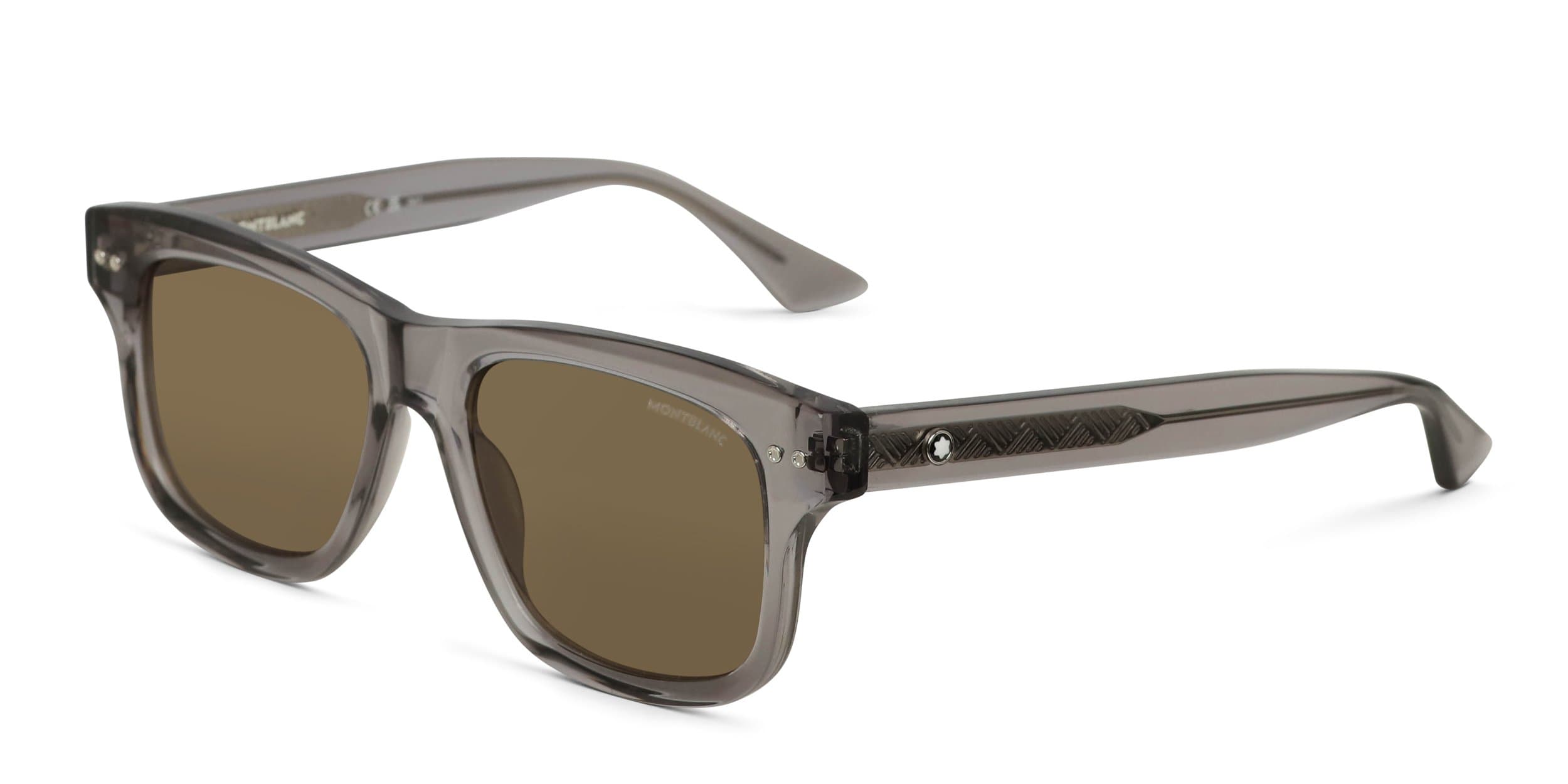 Montblanc MB0319S 004 Sunglasses Grey 55mm Men