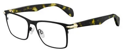Rag & Bone RNB7009 00AM Eyeglasses Matte Black Havana 53mm Men