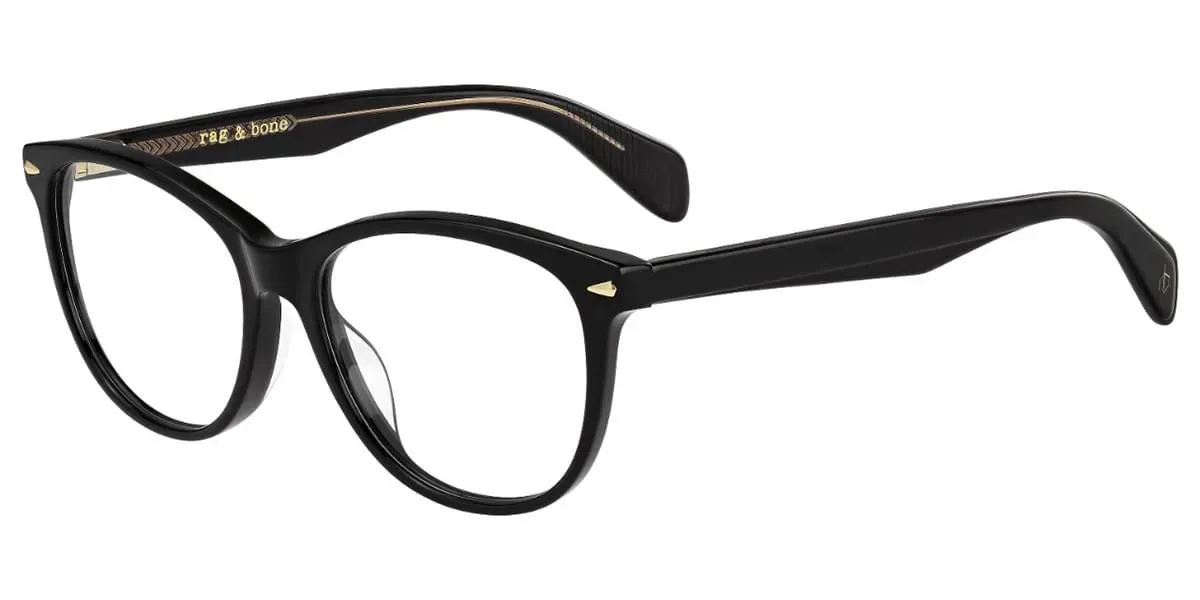 Rag & Bone Eyeglasses Black 50mm Women