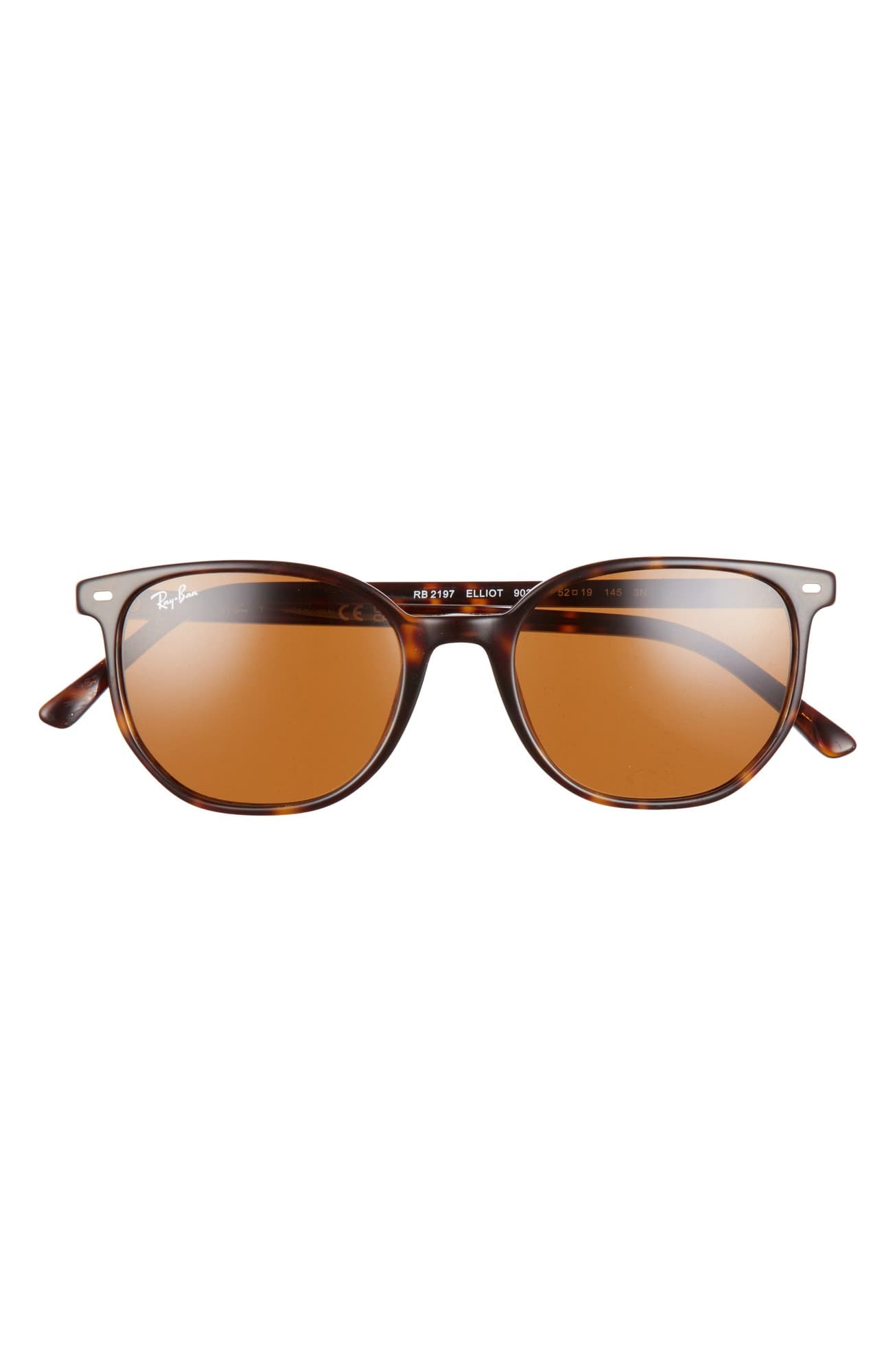Ray-Ban RB2197 ELLIOT 902/33 RB2197 Sunglasses Brown 145mm Unisex