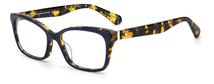 Kate Spade Jeri 0JBW Eyeglasses Blue Havana 50mm Women