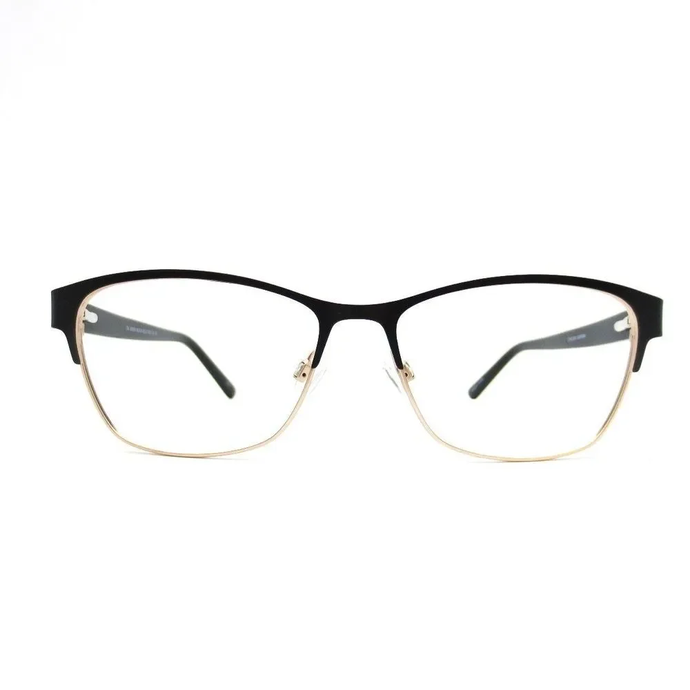 Chelsea Morgan CM20202 Eyeglasses Black Gold 58mm Unisex 2