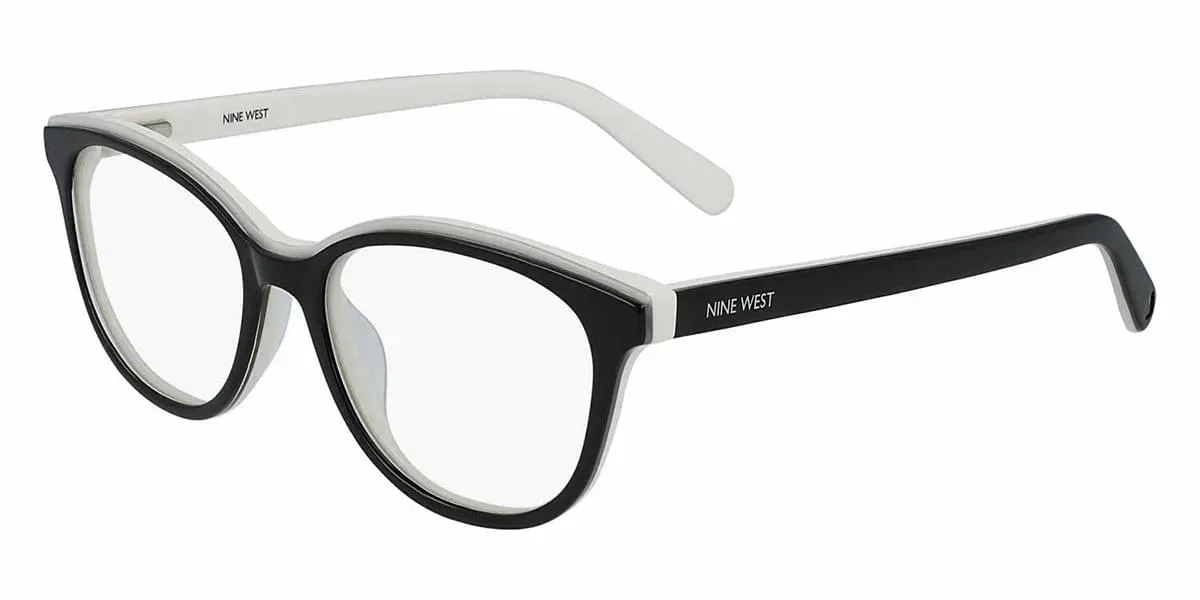 Nine West NW5172 001 Eyeglasses Black / White 49mm Women