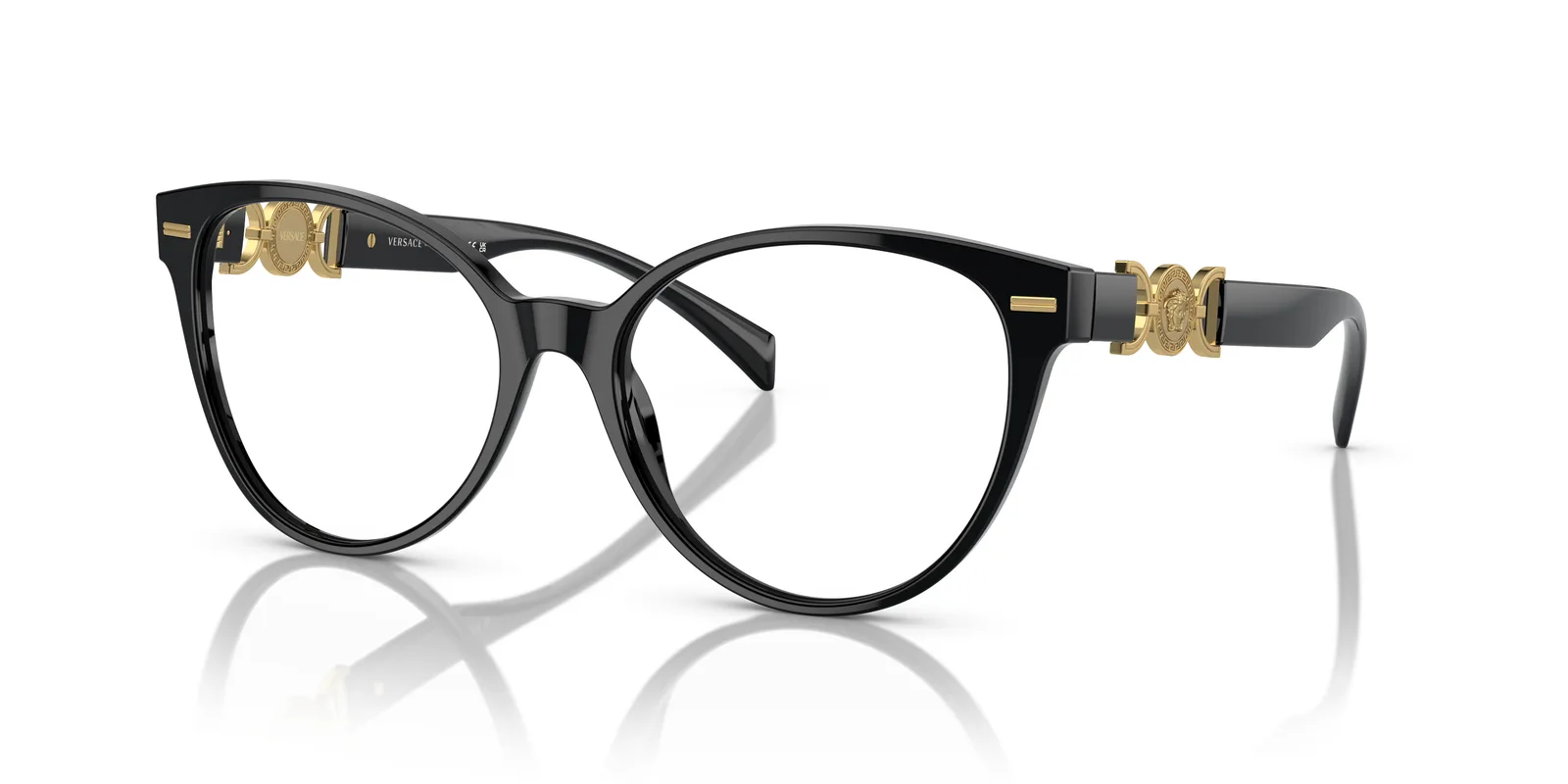 Versace 0VE3334 GB1 Eyeglasses Black 55mm Women