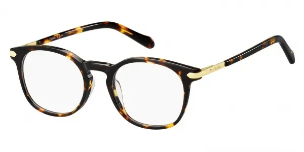 Fossil 7063 086 Eyeglasses Havana 48mm Men