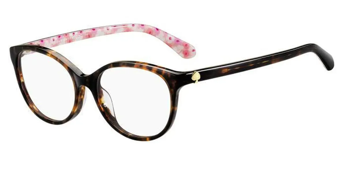 Kate Spade Briella 0MAP Eyeglasses Havana Pattern Pink 49mm Women
