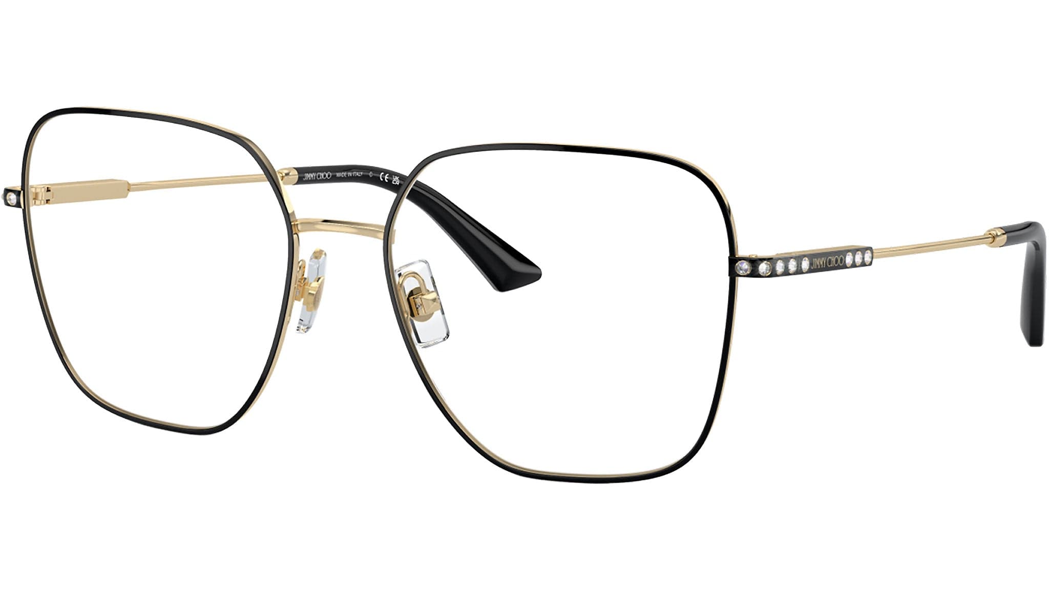 Jimmy Choo 0JC2001B 3010 Eyeglasses Pale Gold 55mm Women