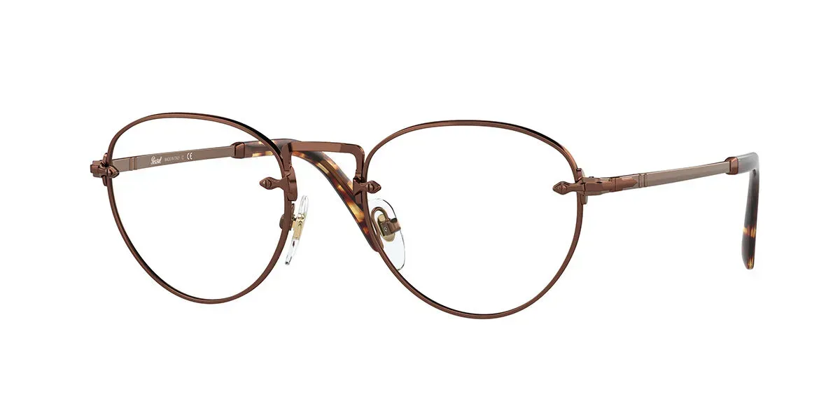 Persol PO2491V Eyeglasses Brown 49mm Unisex