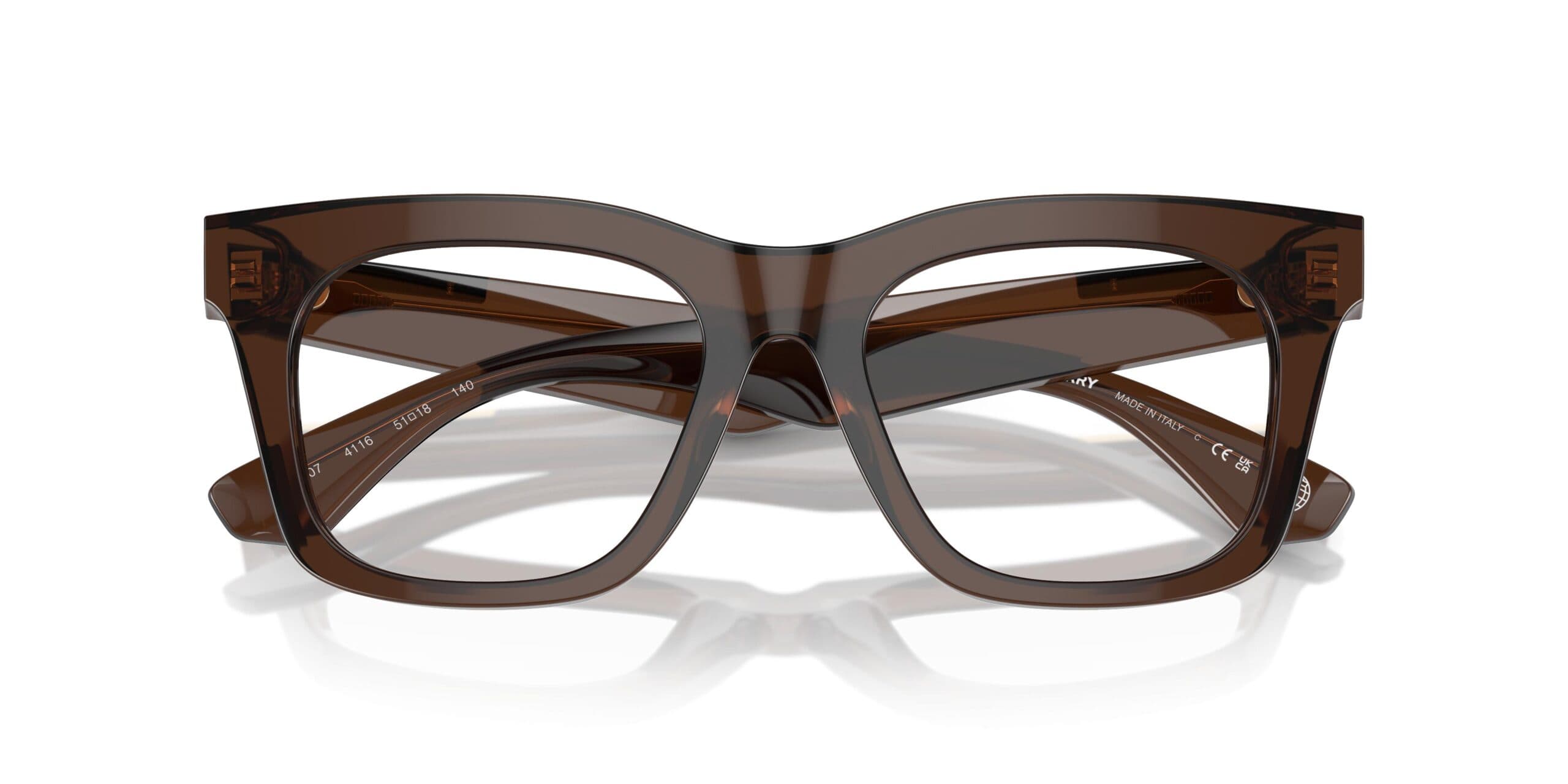 Burberry 0BE2407 4116 Eyeglasses Brown 51mm Women 5