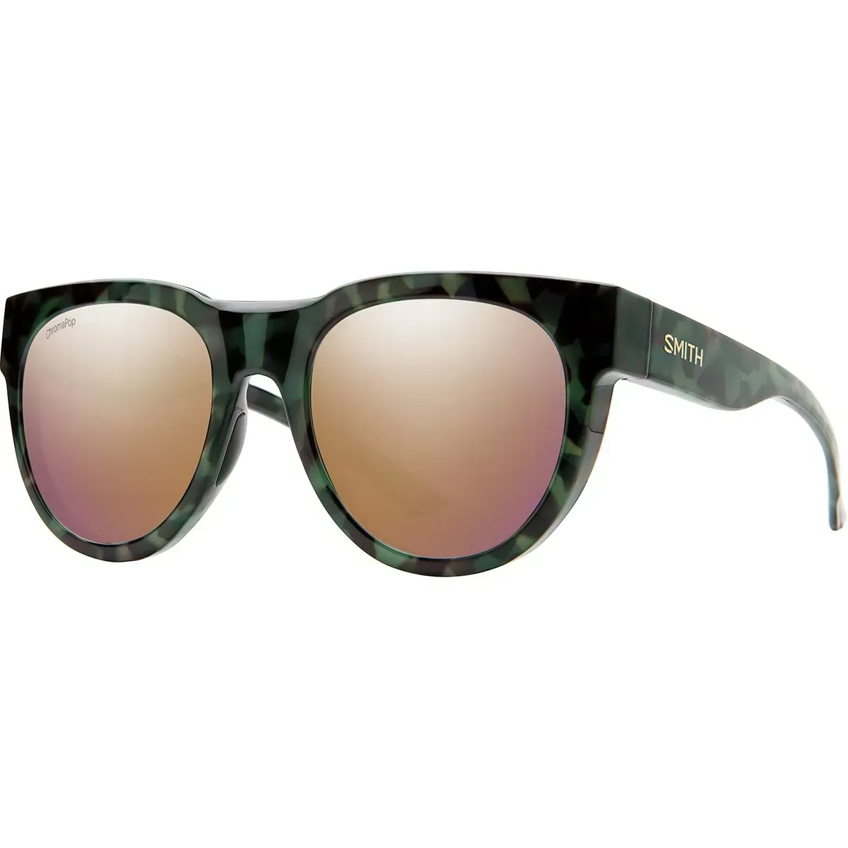 Smith CRUSADER Sunglasses Havana Green 53mm Unisex