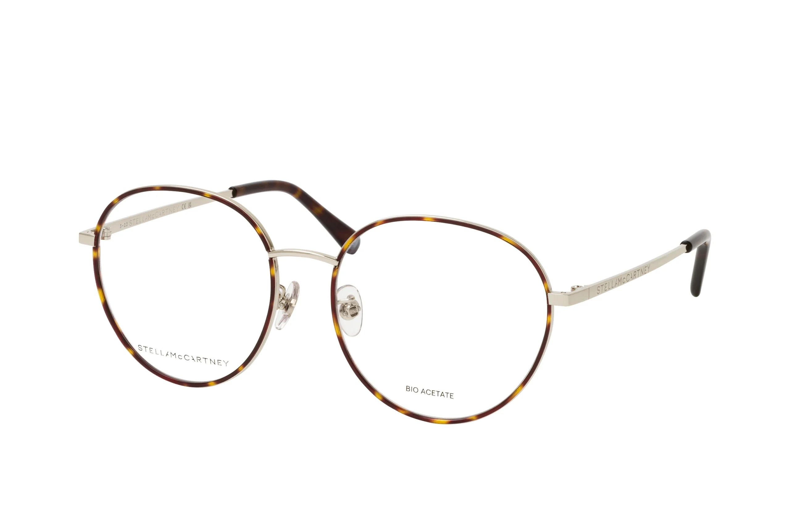 Stella McCartney SC50036U 053 Eyeglasses Havana Gold 55mm Women