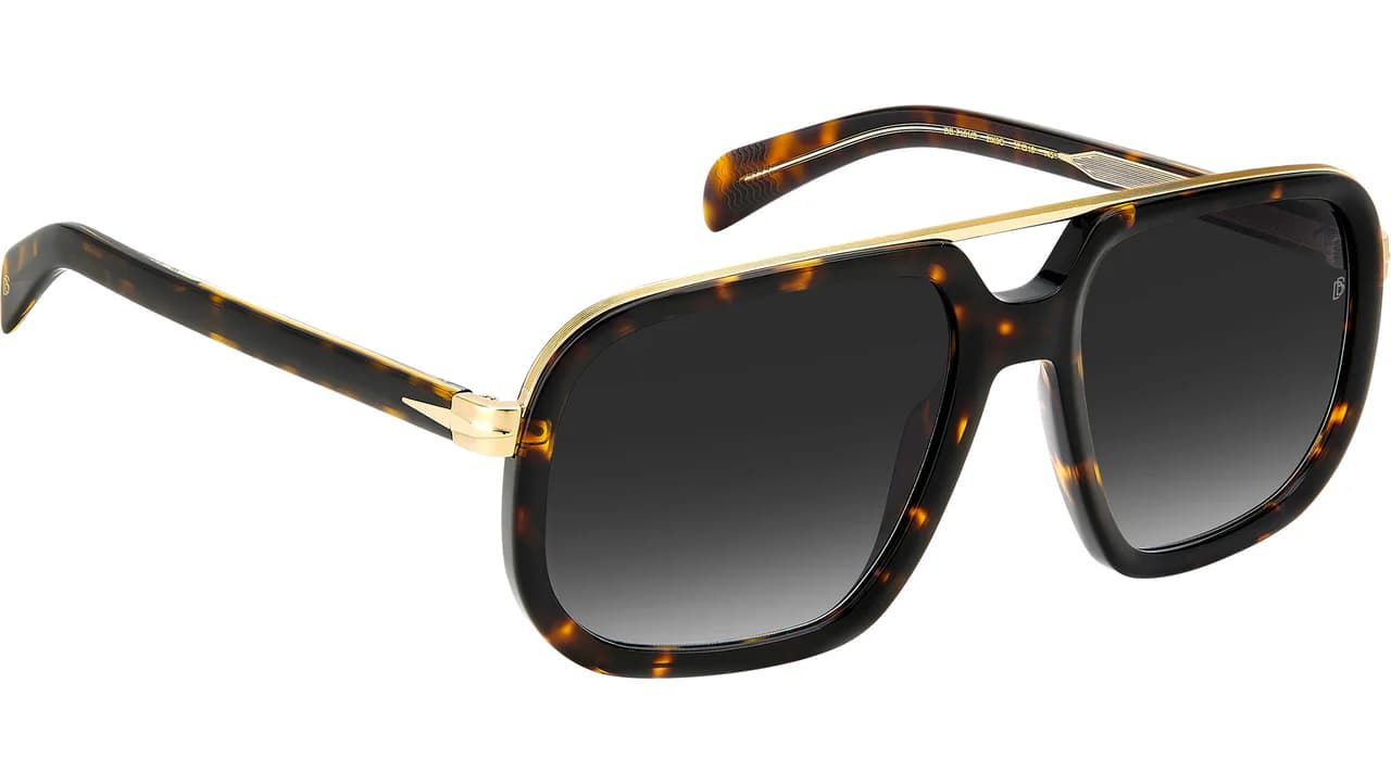 David Beckham DB 7101/S 02IK Sunglasses Havana Gold 57mm Men 3