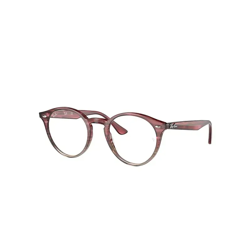 Ray-Ban 0RX2180V Eyeglasses Gradient Bordeaux Havana 49mm Unisex