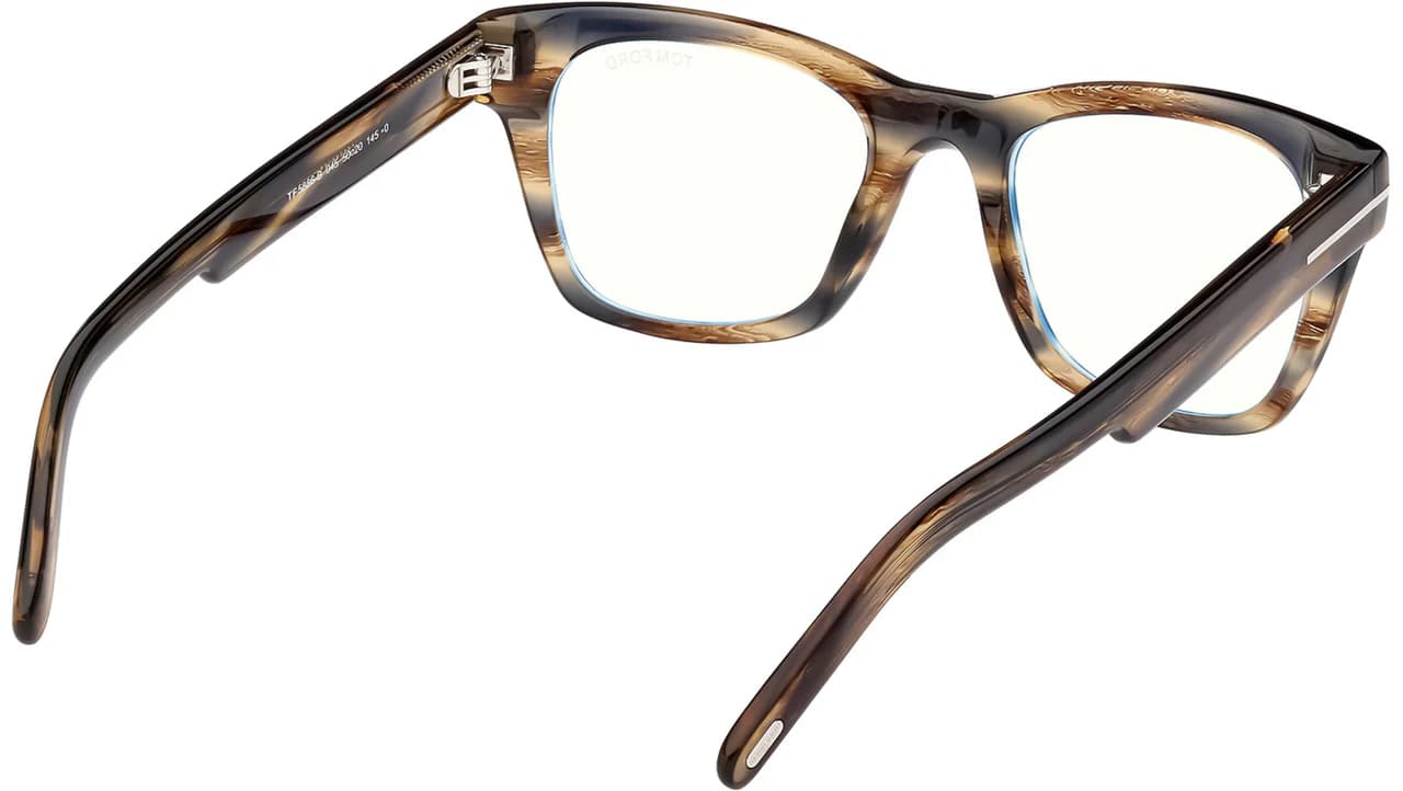 Tom Ford TF5886B 045 Eyeglasses Brown 52mm Men 5