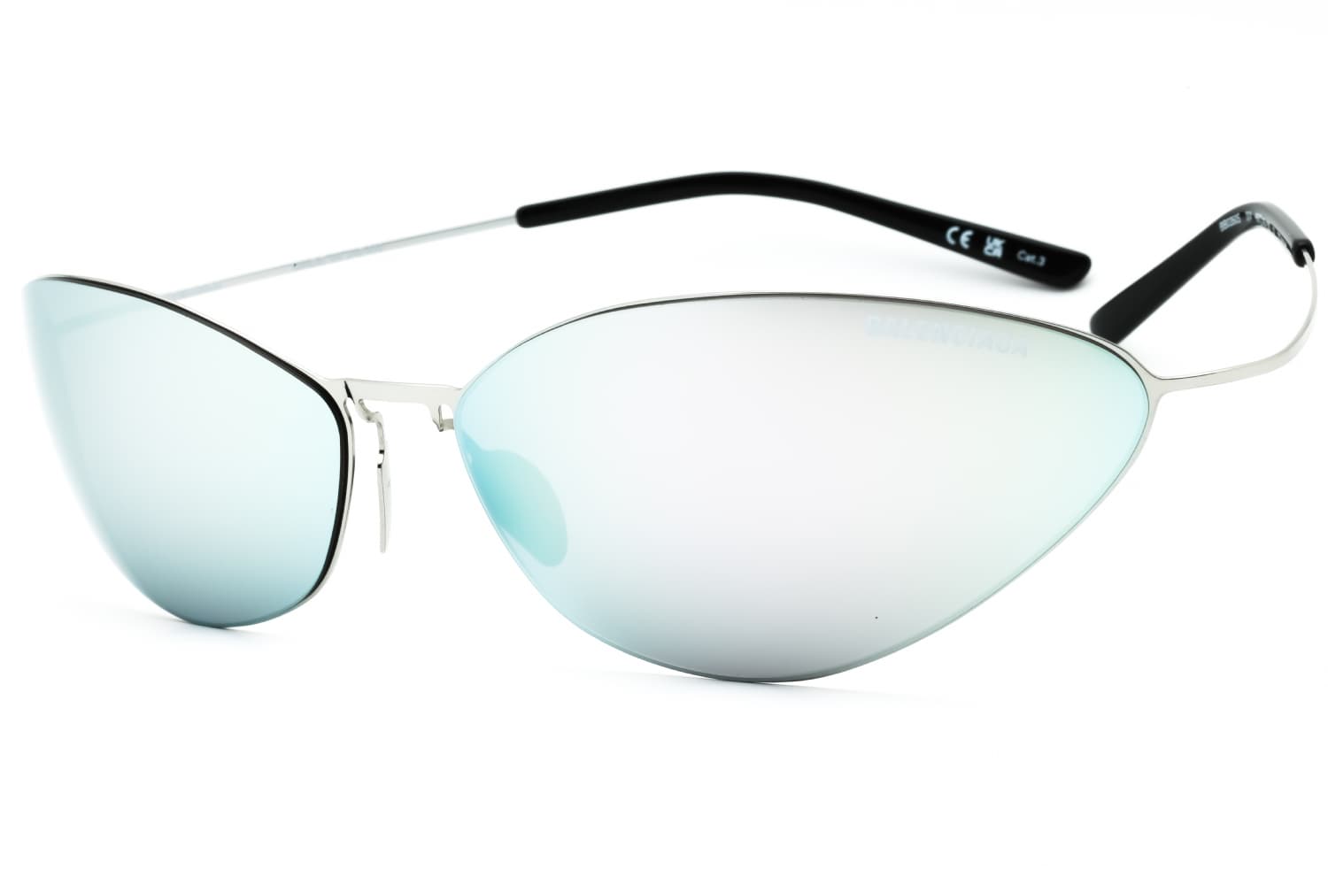 Balenciaga BB0350S 004 Sunglasses Silver 68mm