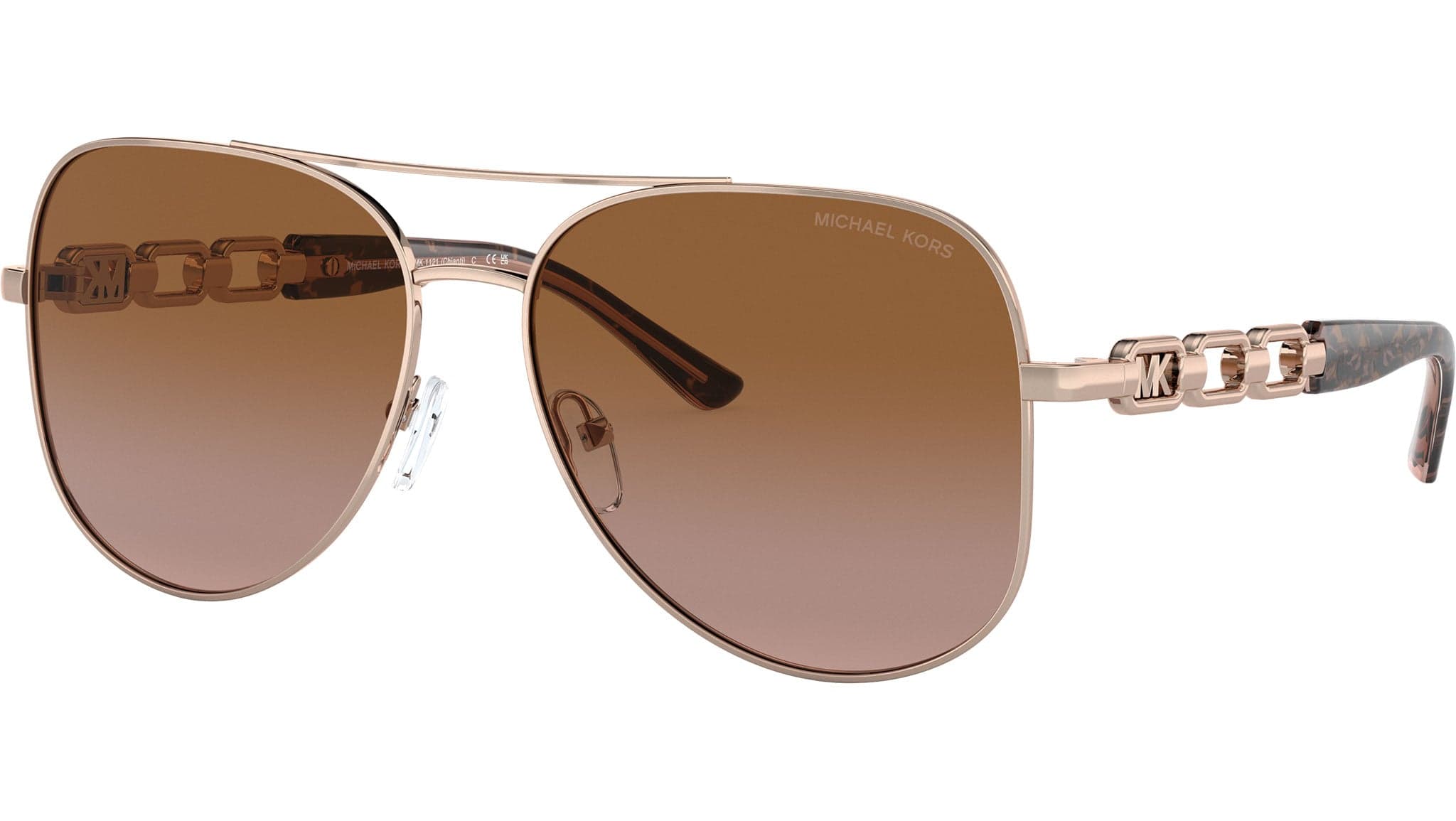 Michael Kors MK1121 Chianti 110813 MK1121 CHIANTI Sunglasses Gold 140mm Women