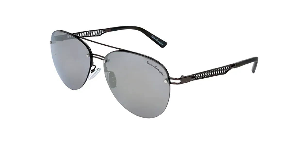 Tonino Lamborghini TL603S S03A Sunglasses Gunmetal Grey 61mm Men
