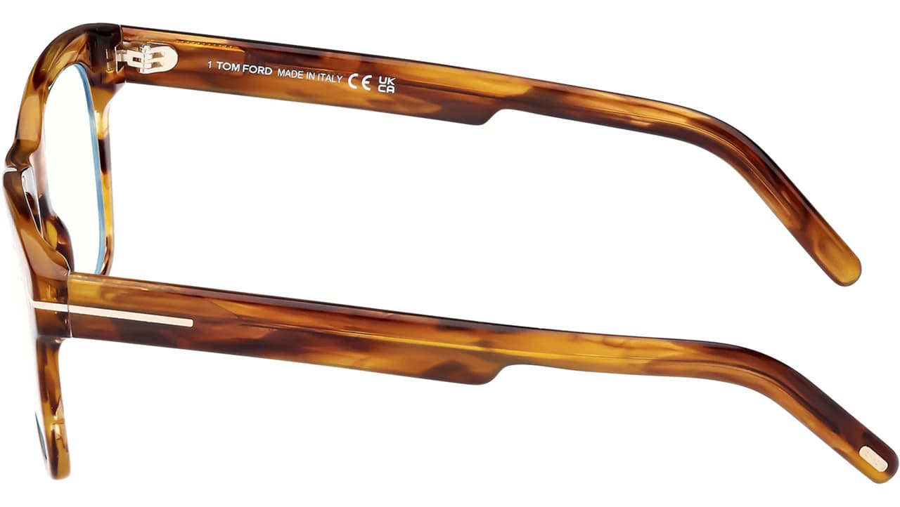 Tom Ford FT5886B 047 Eyeglasses Light Brown 52mm Men 4
