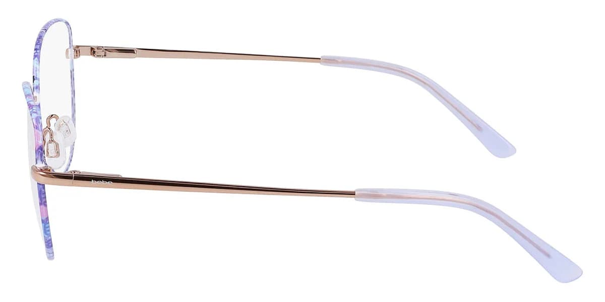 Bebe BB5207 422 Eyeglasses Blue Floral 51mm Women 3