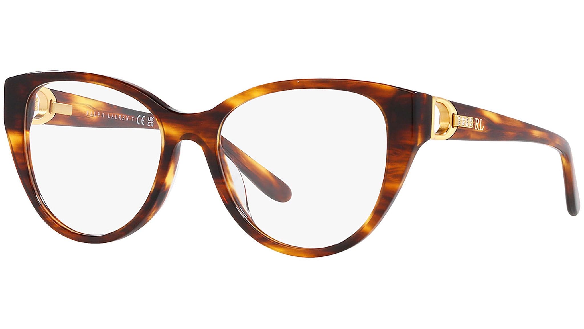 Ralph Lauren 0RL6234BU 5007 Eyeglasses Striped Tortoise 53mm Women