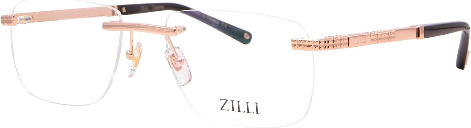 Zilli ZI60067 C01 Eyeglasses Gold 58mm Men