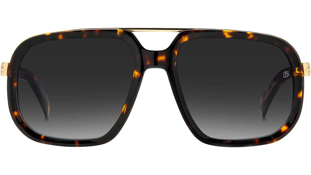 David Beckham DB 7101/S 02IK Sunglasses Havana Gold 57mm Men 2