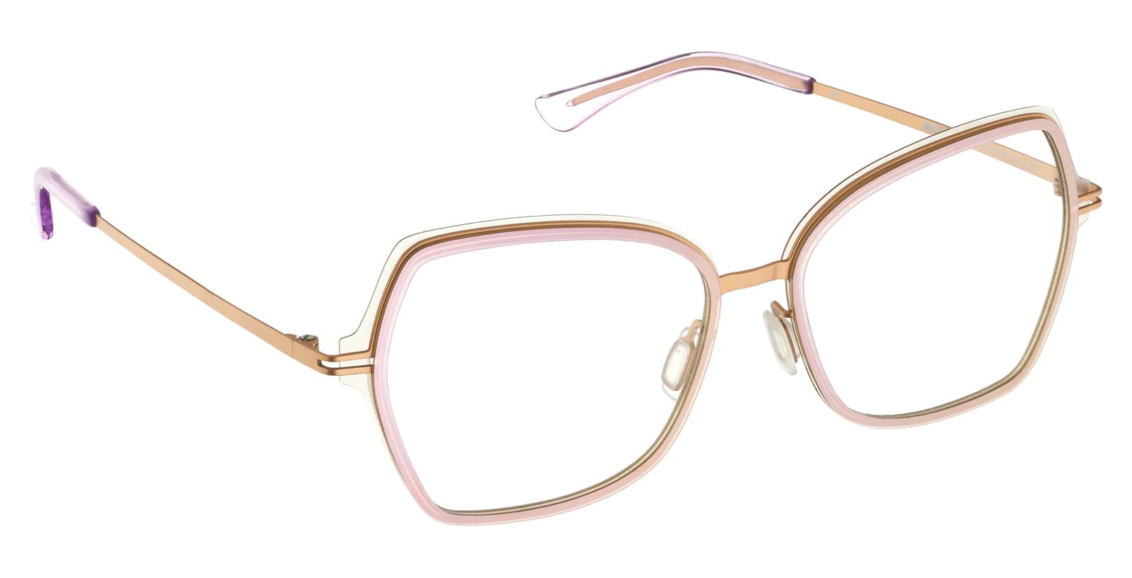 Mad in Italy Cura C03 Eyeglasses Rose Gold 53mm Women