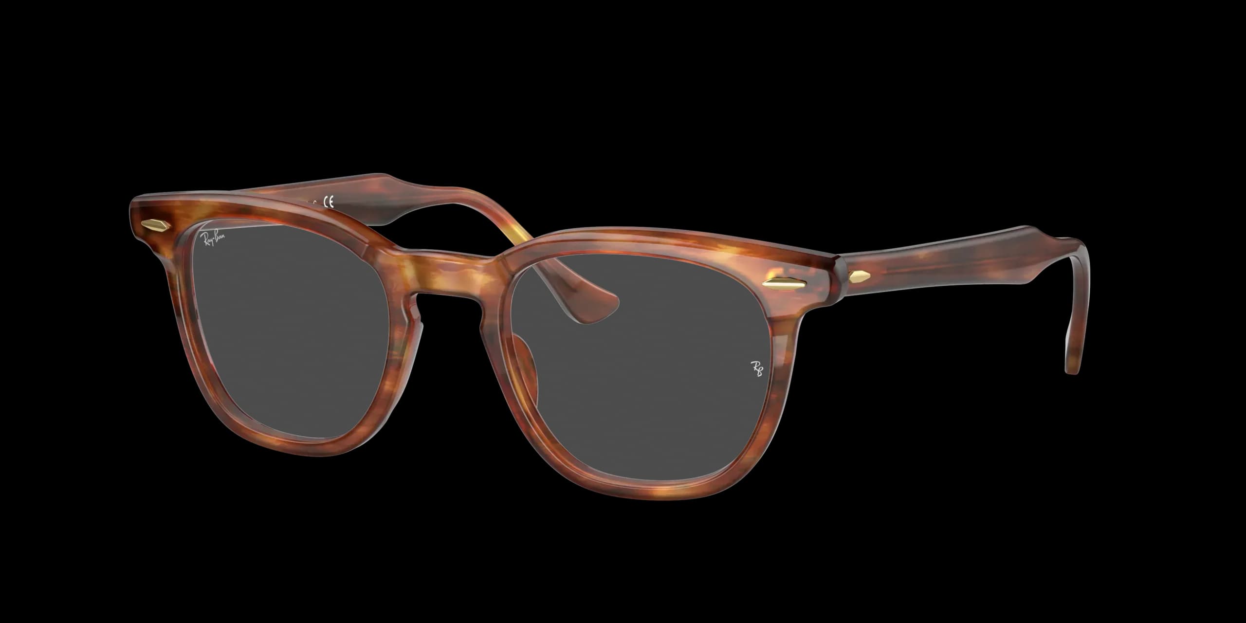 Ray-Ban RX5398 Hawkeye Eyeglasses Striped Havana 45mm Unisex