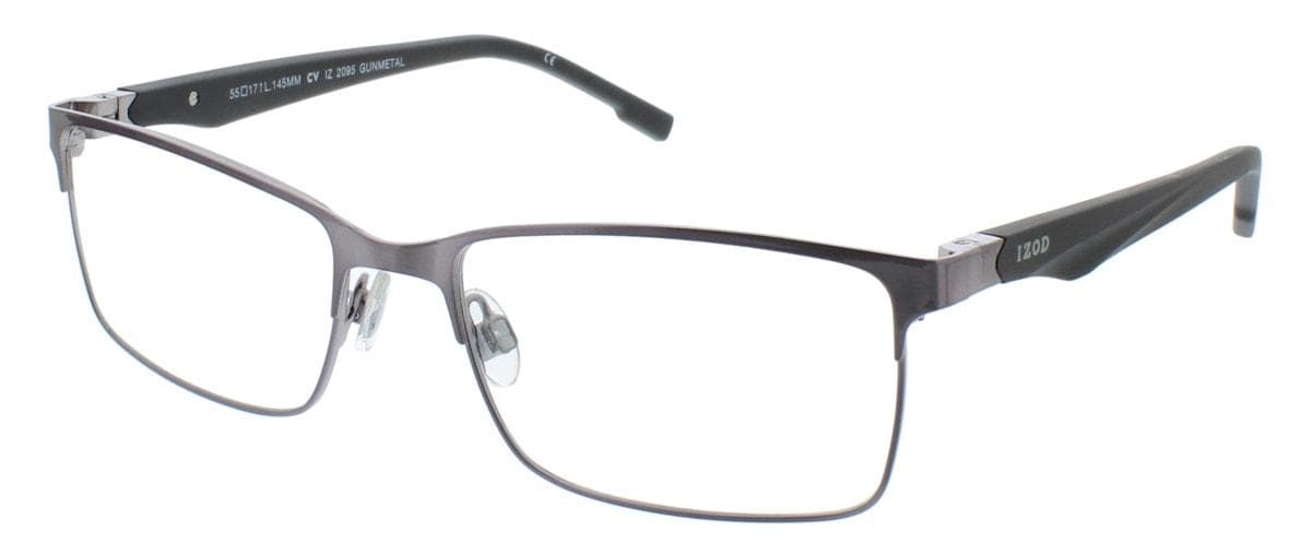 IZOD IZ2095 Eyeglasses Gunmetal 53mm Men