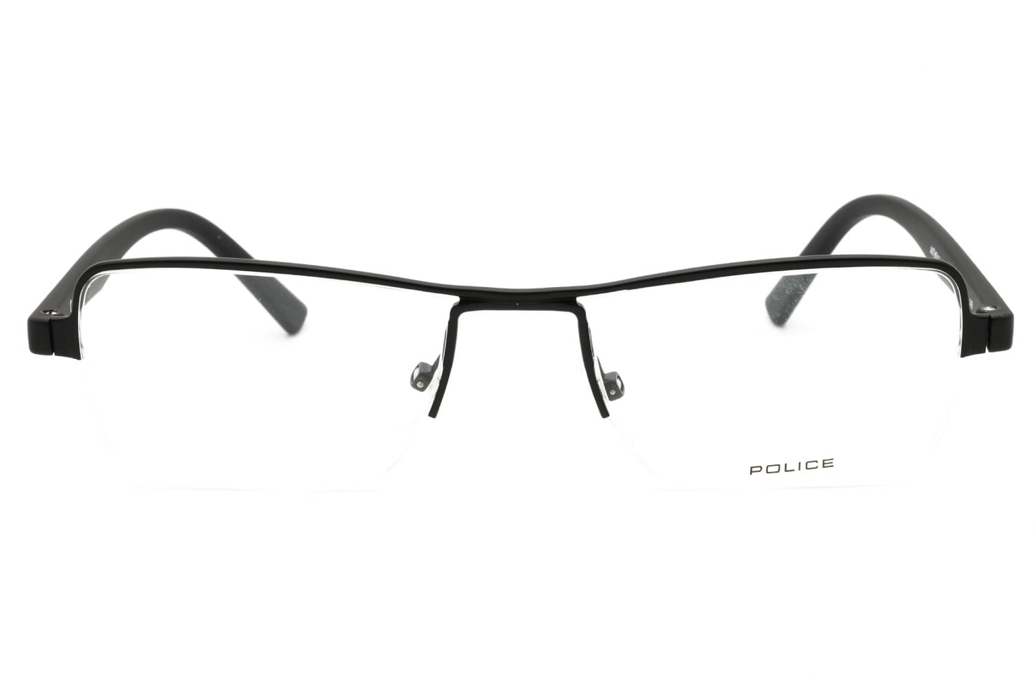 Police VPL257 0531 Eyeglasses Matte Black 52mm Men 2