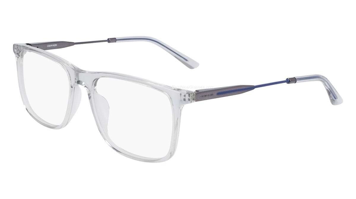 Calvin Klein CK21700 070 Eyeglasses Crystal Smoke 54mm Men