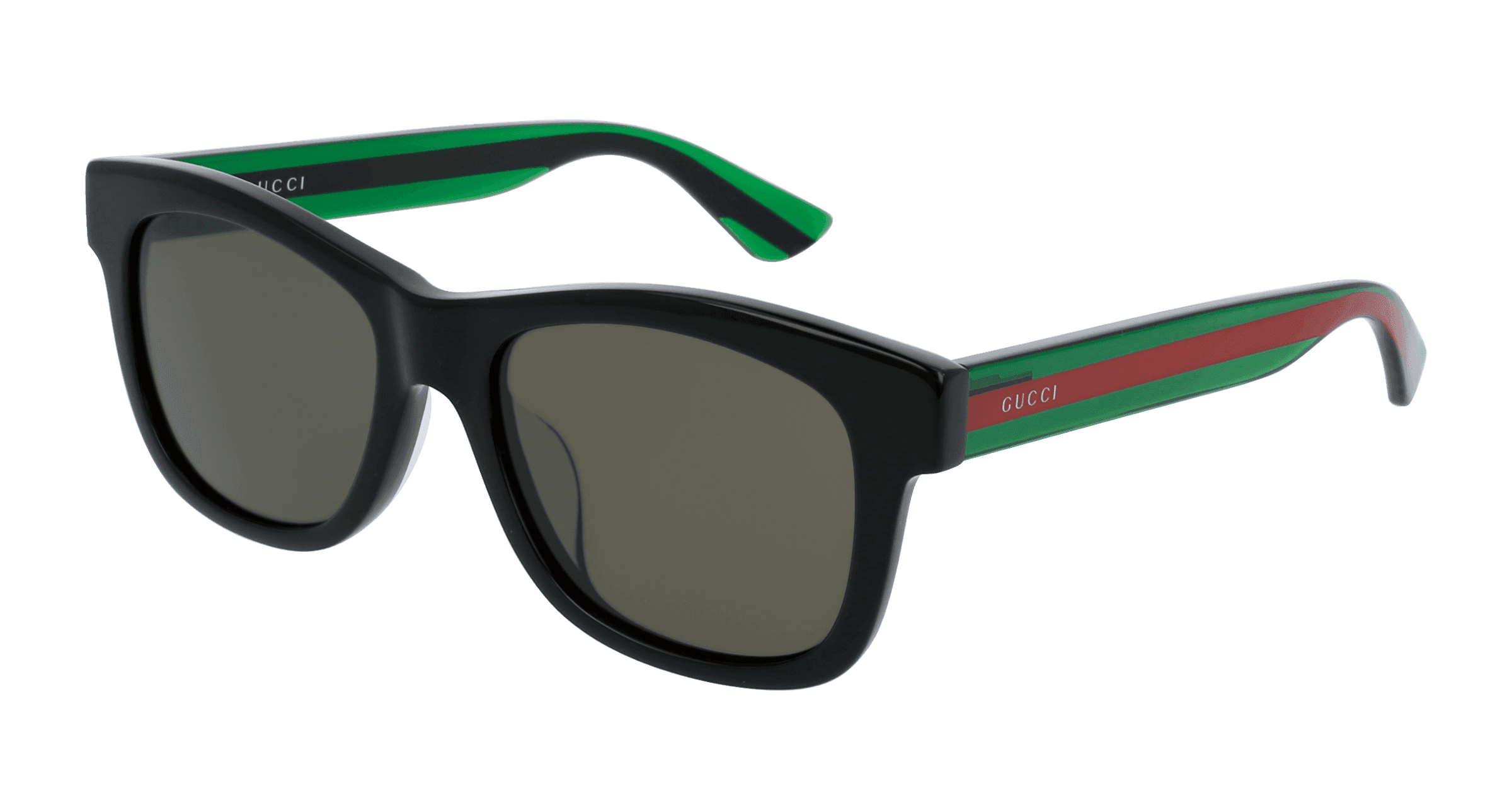 Gucci GG0044SA 002 Sunglasses Gray Multicolor 53mm Unisex