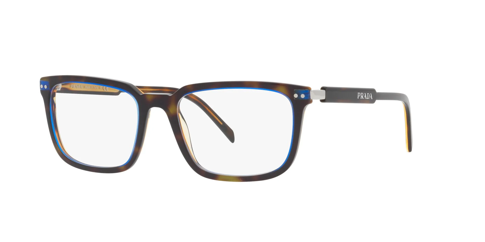 Prada VPR13Y ZXH1O1 Eyeglasses Blue Tortoise 53mm Unisex
