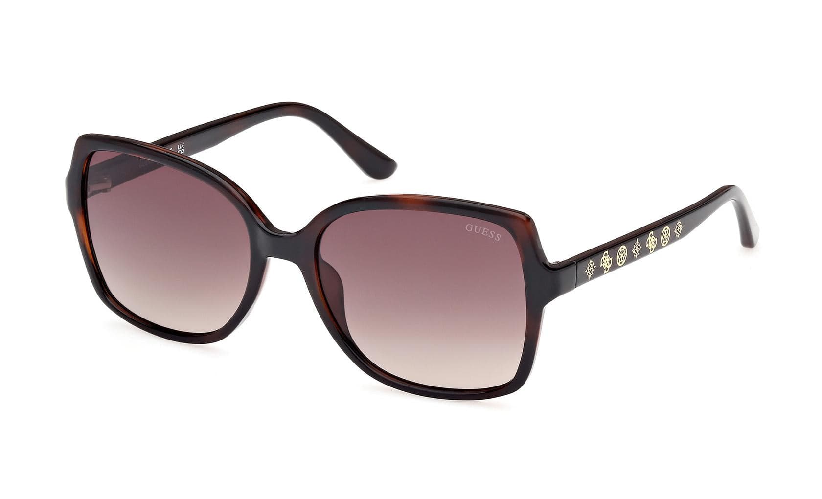 Guess GU00100 52F Sunglasses Dark Havana