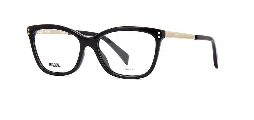 Moschino MOS504 807 Eyeglasses Black 53mm Women