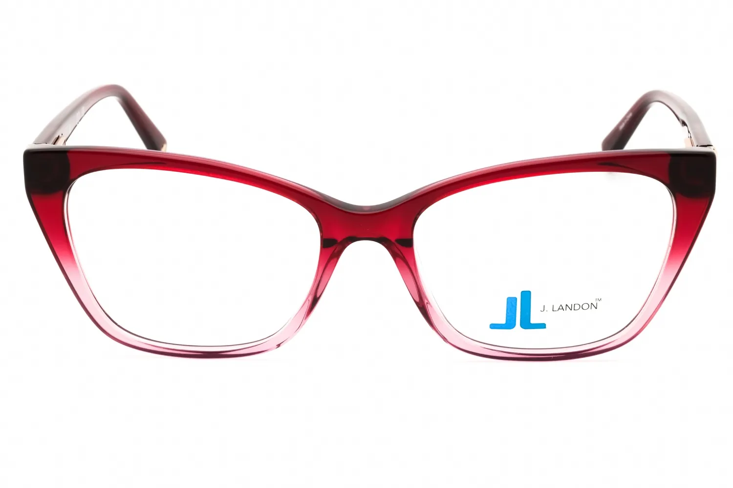 J. Landon JL50006 071 Eyeglasses Bordeaux 53mm Women 2