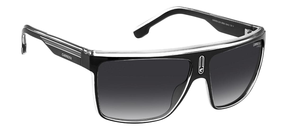Carrera CARRERA 22/N 080S 9O Sunglasses Black Whte 63mm 3