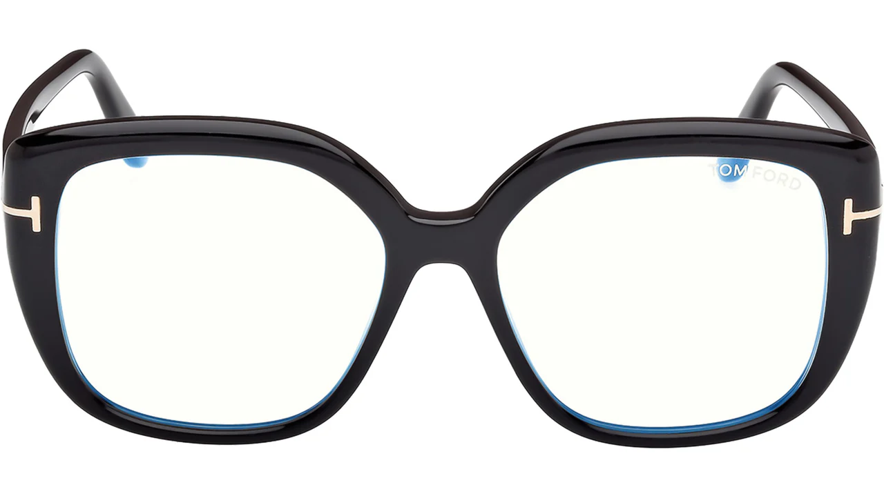 Tom Ford FT6043B 001 Eyeglasses Shiny Black 53mm Women 2