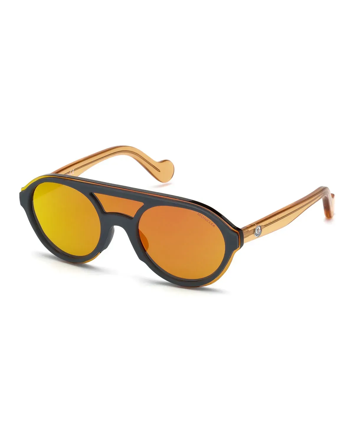 Moncler ML0052 20C Sunglasses Grey 00mm Unisex