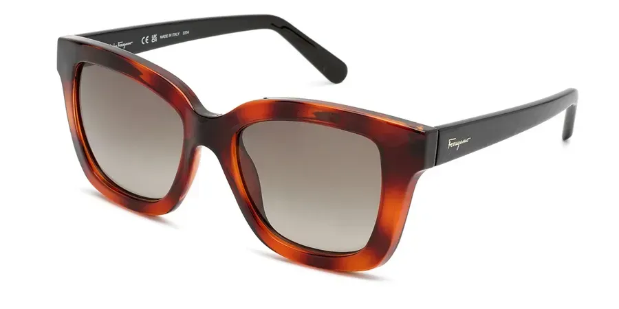 Salvatore Ferragamo SF955S 214 Sunglasses Brown 53mm Women