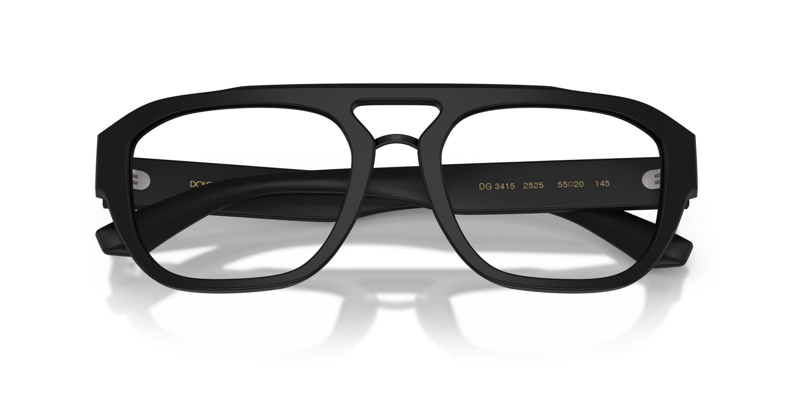 Dolce & Gabbana 0DG3415 2525 Eyeglasses Matte Black 55mm Men 5