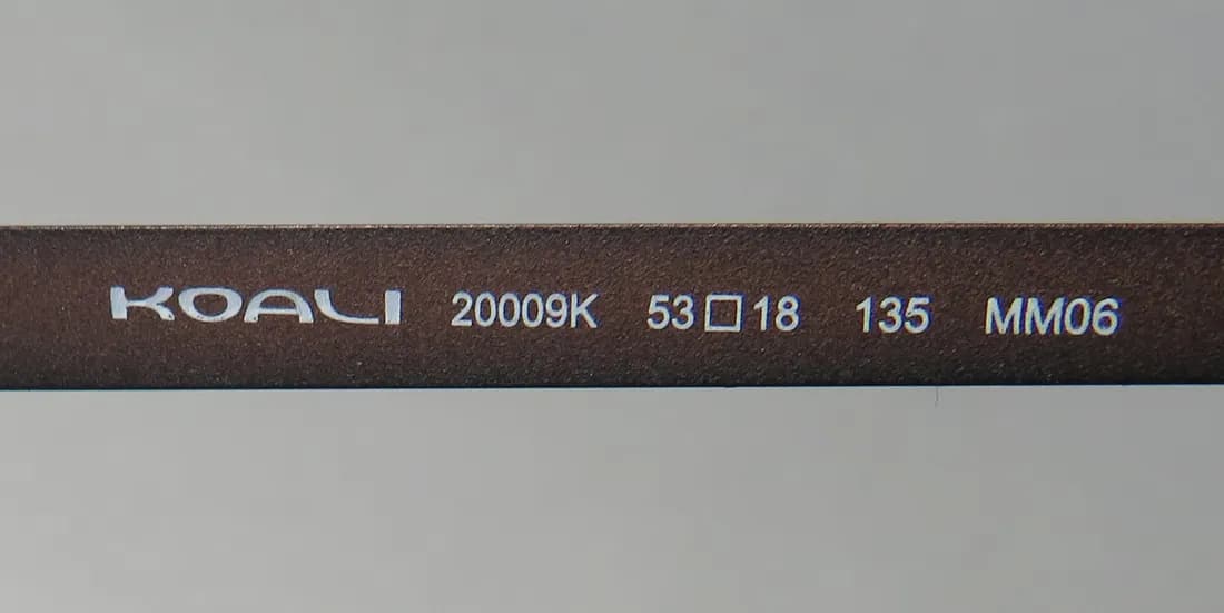 KOALI 20009k mm06 Eyeglasses Brown 53mm 7
