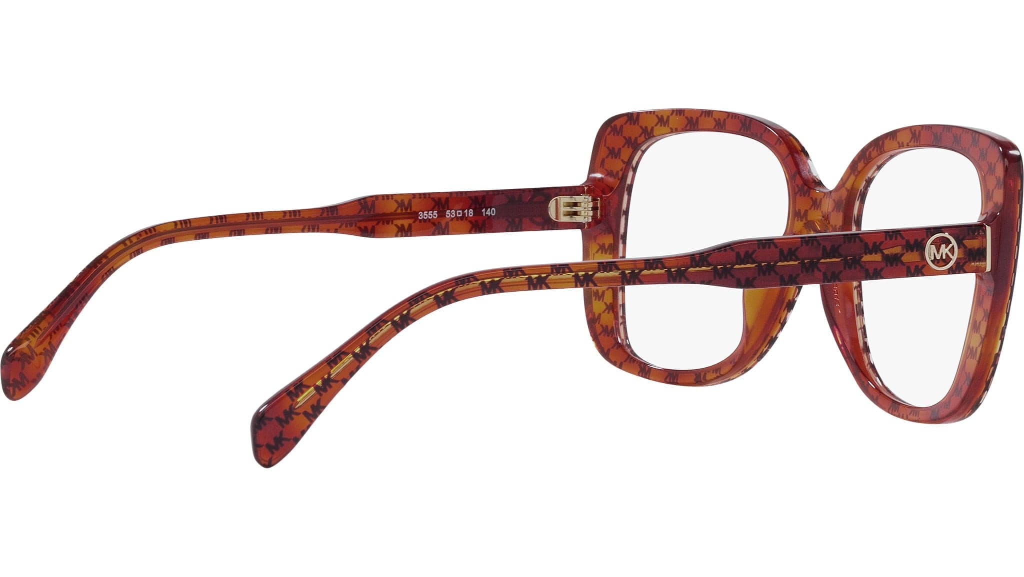 Michael Kors 0MK4104U 3555 Eyeglasses Pattern Amber Mk Heritage 53mm 5