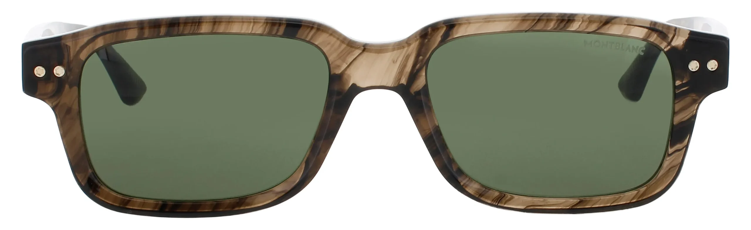 Montblanc MB0286S 004 Sunglasses Brown 53mm Men 2