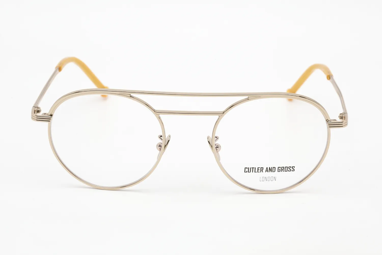 Cutler and Gross CG1269 011 Eyeglasses Silver 50mm Men 2