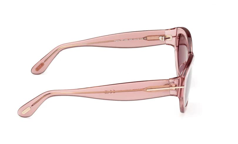 Tom Ford FT1086 72E Sunglasses Shiny Pink 55mm Women 5